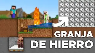 Cómo Hacer una Granja de Hierro (Fácil) - Minecraft Java 1.20