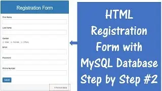 How to Connect HTML Form with MySQL Database using PHP