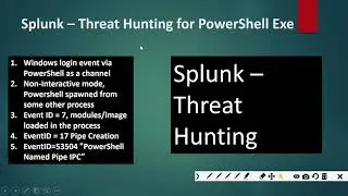 Splunk - Threat Hunting for PowerShell Execution