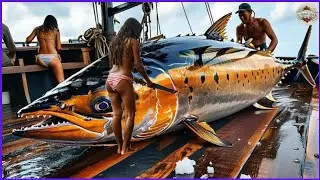 How American Fishermen Catch Billions of Yellowfin Tuna for Premium Sushi | Yellowfin Tuna Fishing