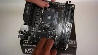 Gigabyte A520i AC Mini ITX AMD AM4 Motherboard - Unboxing and quick overview