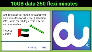 get 10 GB of full speed data and 250 flexi minutes