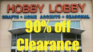 90% off Clearance At Hobby Lobby | Shop With Me