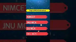 Top 5 MCA Entrance #learntechtotech #shorts #mcaentranceshorts