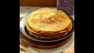 Flaxseed flour pancakes