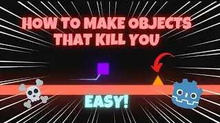 How To Make Objects That Kill You In Godot Engine! || Godot Game Engine || #theerrordev #godot #2d