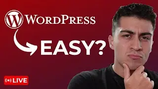 Is building WordPress websites easy? (LIVE)