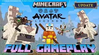 Minecraft x Avatar Legends DLC Full Gameplay Walktrough | Minecraft Marketplace (PC, PS4, Mobile)