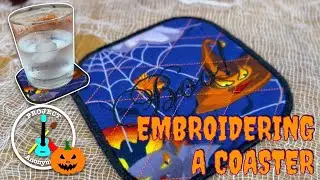 Embroidering/Designing an In-the-Hoop Coaster w/Inkscape & Ink/Stitch on the Brother SE1900