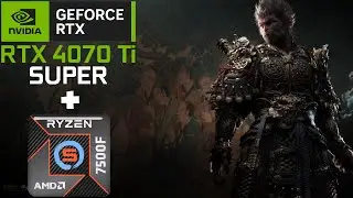 Black Myth Wukong 4070 Ti SUPER Ryzen 5 7500F 1440p 