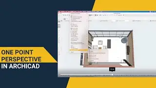 One Point Perspective in Archicad.