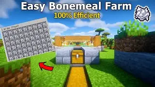 Build BEST AUTOMATIC Bonemeal Farm in Minecraft 1.20 with this Tips & Tricks!