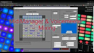 MidiManager & Voicemeeter Tutorial: Mixing the audio from your clips with your mic