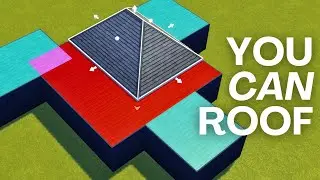 How To Roof the Most Common Shapes and Intersections in The Sims 4, Including Diagonals