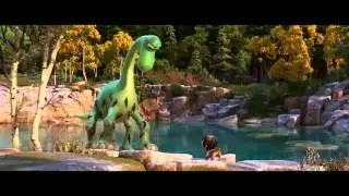 The Good Dinosaur | Arlo And Spot Eating Old Wine Fruit HD1080i