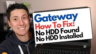 How To Fix Gateway Computer - No HDD, HDD Not Fount, HDD Not Installed Error