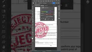 Remove Red Color Stamp or Signature in Photoshop 