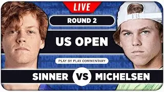 SINNER vs MICHELSEN • US Open 2024 • LIVE Tennis Play by Play Stream