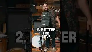 3 ways to mic a drum kit 🥁