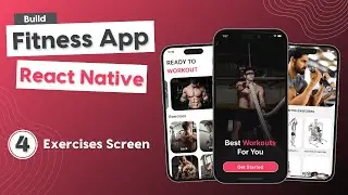 Build a Fitness App in React Native (Expo Router) #4 - Exercises Screen