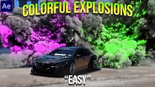 Colorful Explosions in After Effects