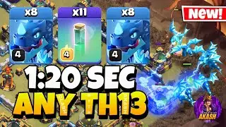 TH13 Electro Dragon Attack Strategy !! Th13 Attack Strategy (Clash of Clans)