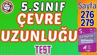 5.Sınıf Çevre Uzunluğu, Matsev Öğreniyorum Serisi, Sayfa 276-279