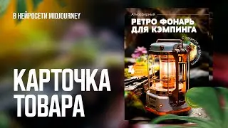 Создание карточки товара в  нейросети Midjourney