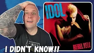 Drummer Reacts To Billy Idol - Rebel Yell || Oh, That's What He Means?!