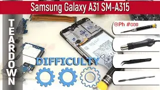 Samsung Galaxy A31 SM-A315 📱 Teardown Take apart Tutorial