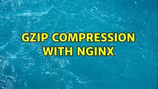 Gzip compression with nginx (2 Solutions!!)