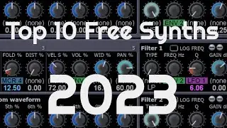 Top Ten Free Synths of 2023 (No Talking)