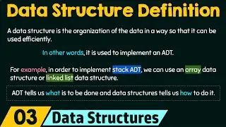 Data Structure Definition & Advantages