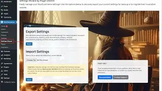 WooCommerce Settings Export and Import Wizard Tutorial