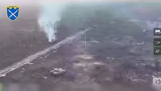 «Брэдли» ведёт огонь по БМП, н.п. Степовое.