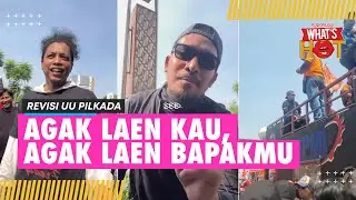 Lagu Agak Laen Dinyanyikan Para Komika & Demonstran Di Depan Gedung DPR Senayan