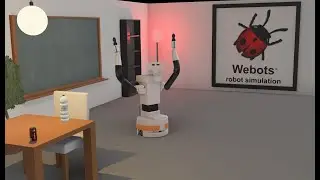 TIAGo++ robot running ROS2 in Webots