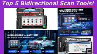 Top 5 Bidirectional Scan Tools! Full System All in one OBD2 Scanner Best of The year! Reviews & Buyi