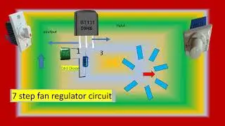 7 step fan regulator circuit diagram||Ceiling Fan Regulator