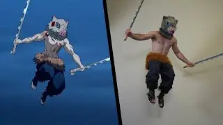 Stunts From Demon Slayer In Real Life (Kimetsu No Yaiba Season 2)