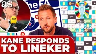 HARRY KANE sharply responds to GARY LINEKERS criticism of ENGLANDS EURO 2024 PERFORMANCE