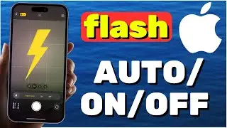 iPhone: Set Camera Flash To Auto/On/Off Permanently