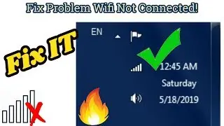 Wifi Can not Connected || Fix Without any Software in Pc