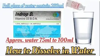 how to break vitamin injections easily | indrop D