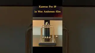 What Kamvas Pro 19 will look like in the Wes Anderson film? #huion #art #huiontablet #digitalart