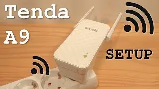 Tenda A9 Wi-Fi Extender • Unboxing, installation, configuration, test