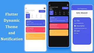 Flutter Dynamic Theme Change | Local Push Notification | Get Storage | Beginners App iOS | Android