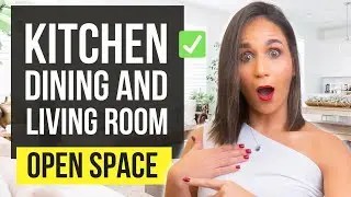 TOP 12 Living room + Dining room + Kitchen Interior Design Ideas | Open Space Home Decor