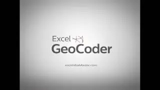 Generate latitudes longitudes excel - Excel Geocoder 2.0