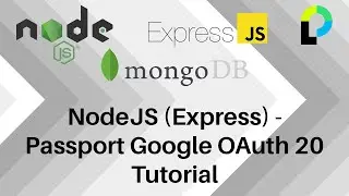 NodeJS (Express) - Passport Google OAuth 20 Tutorial